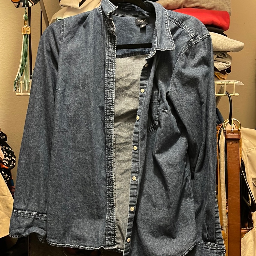 Jcrew factory Chambray button down